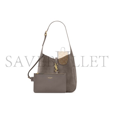 YSL LE 5 À 7 SUPPLE SMALL IN SUEDE 8505331U80W1997 (23*22*8cm)